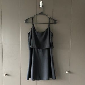 Abercrombie & Fitch Crepe Overlay Tier Dress